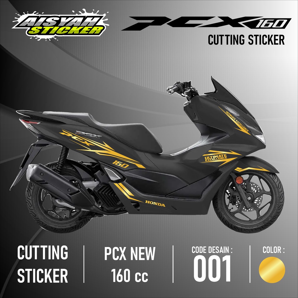 Jual Stiker Cutting List Body HONDA PCX 160 Sticker Cutting PCX 2021 ...