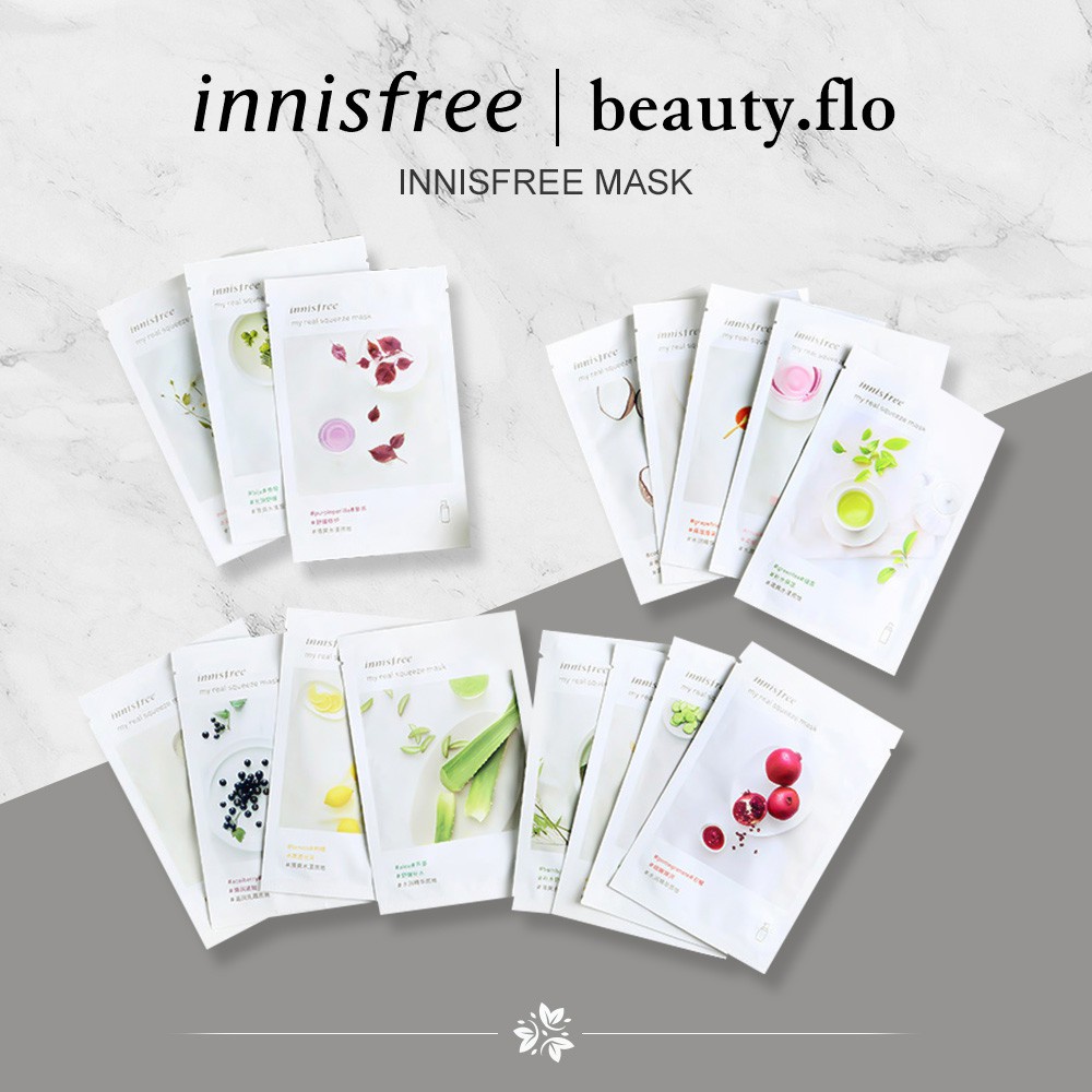 Jual [ Promo ] INNISFREE MY REAL SQUEEZE SHEET MASK 23ML / MASKER