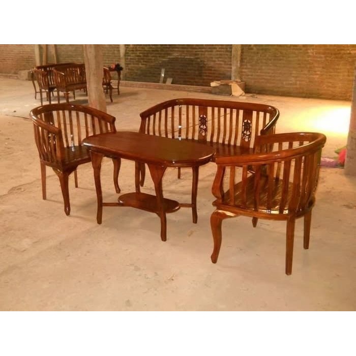 Jual kursi tamu betawi jati-kursi minimalis-lemari-sofa-dipan | Shopee ...