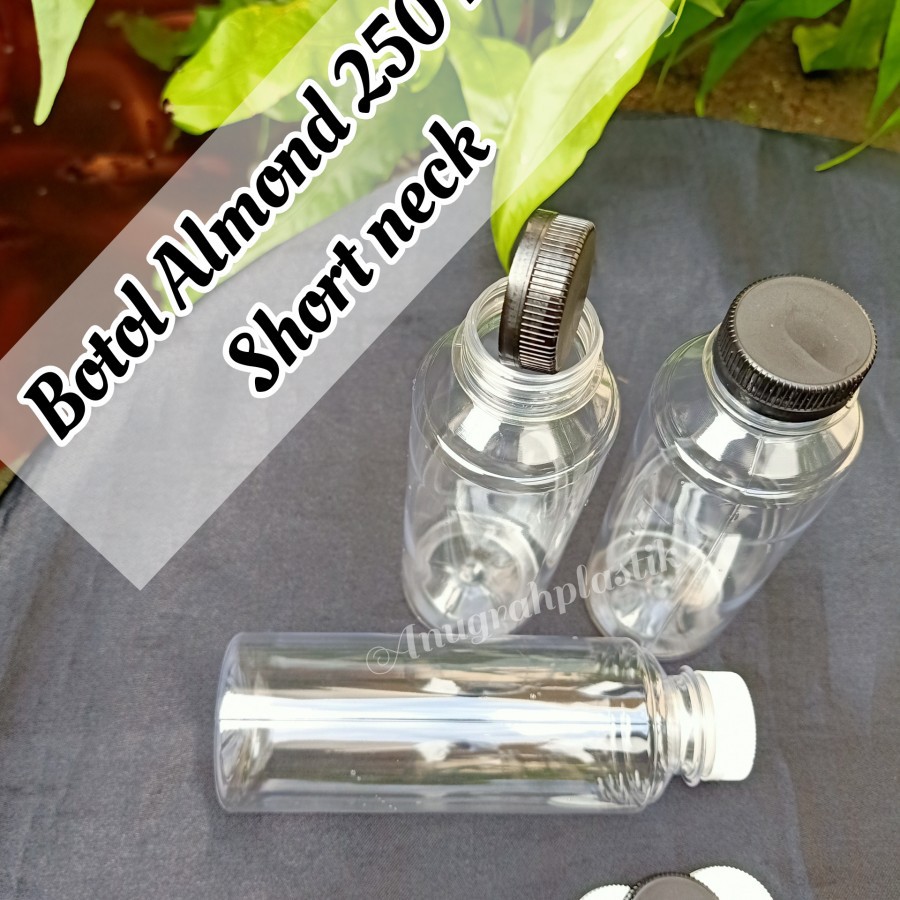 Jual Botol Almond 250 ml eceran per 10 pcs (MOHON UNTUK BACA DESKRIPSI ...