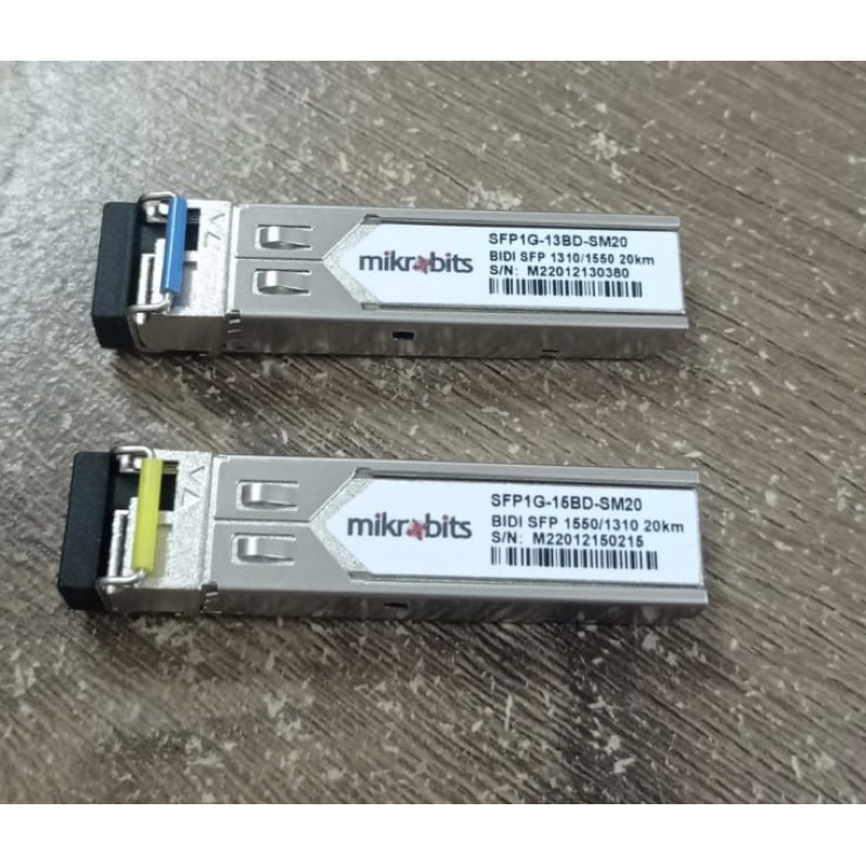 Jual Mikrobits SFP Transceiver SFP-1G-BD-SM-20KM | Shopee Indonesia