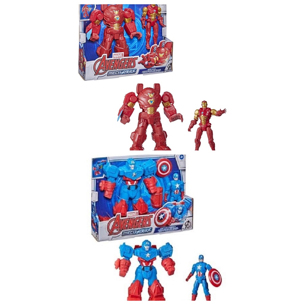 Hasbro Marvel Avengers - Guanto Mech Strike Di Iron Man Con Lanciatore Nerf Incorporato - Giocattolo Role Play Per Bambini
