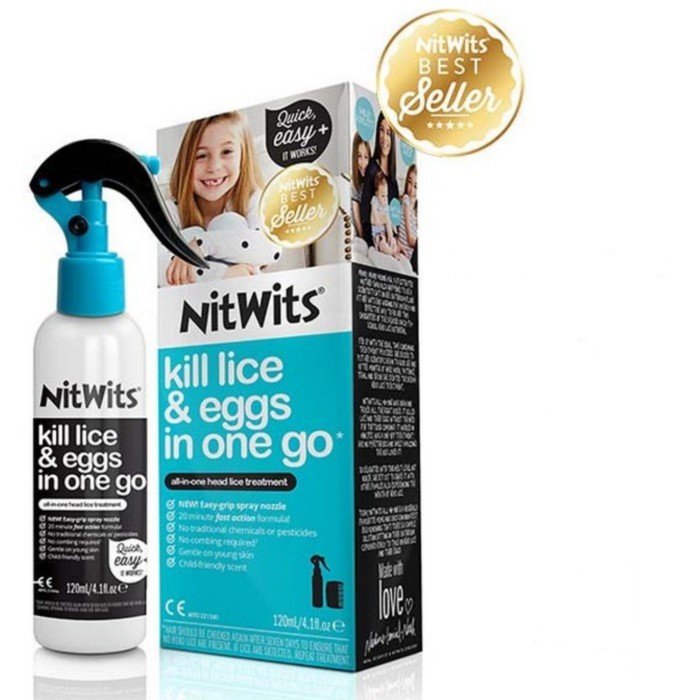 Jual Nitwits All In One Head Lice Solution 120ml | Shopee Indonesia