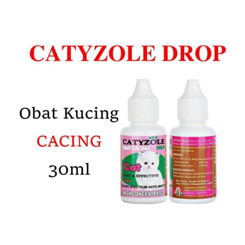 Jual Obat Cacing Kucing Tetes Catyzole | Shopee Indonesia