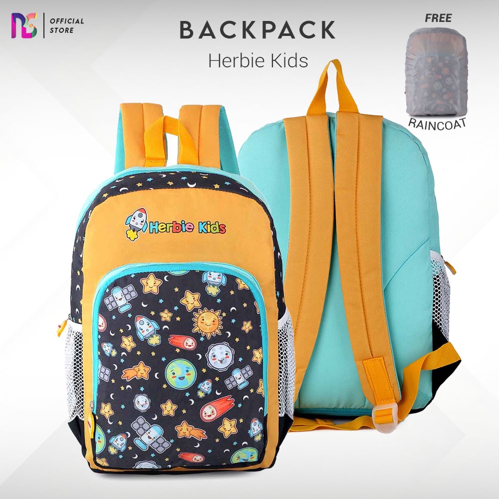 Jual Tas Ransel Anak Sekolah TK SD Herbie Kids Kuning Original Premium ...
