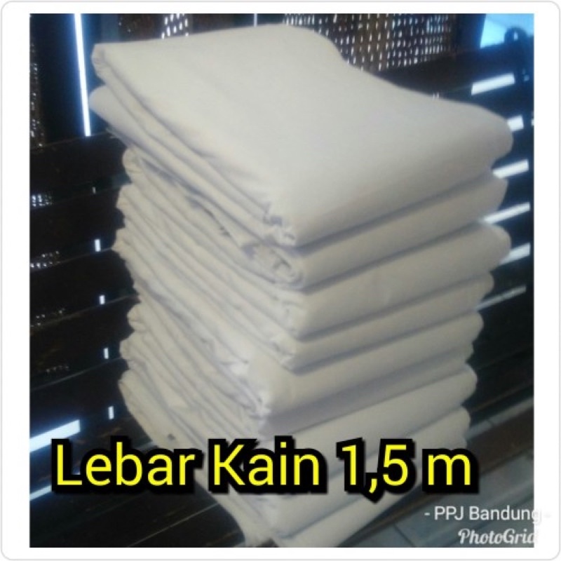 Jual Kain Kafan Putih Halus Murah Custom Lebar kain 1,5 m | Shopee ...