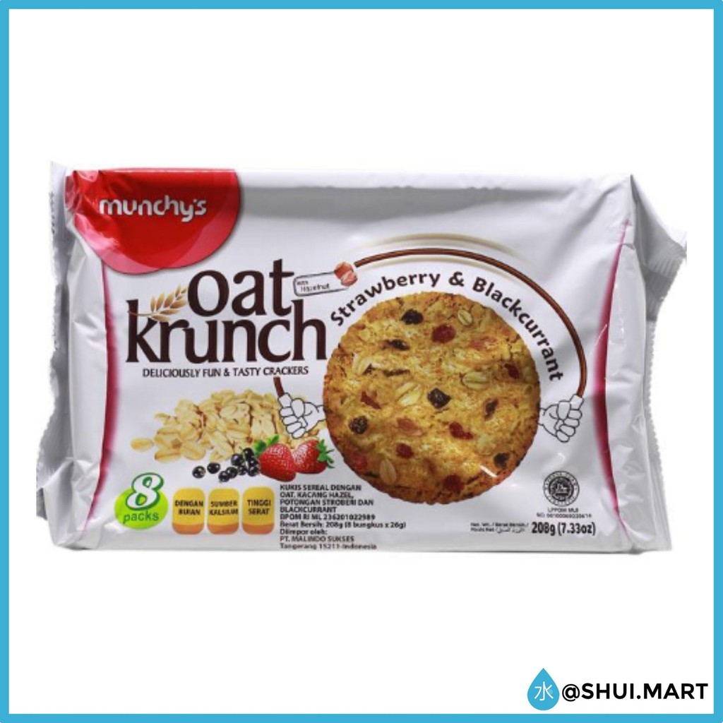Jual MUNCHYS OAT KRUNCH BISKUIT DIET GANDUM DIET DARK CHOCOLATE COKLAT