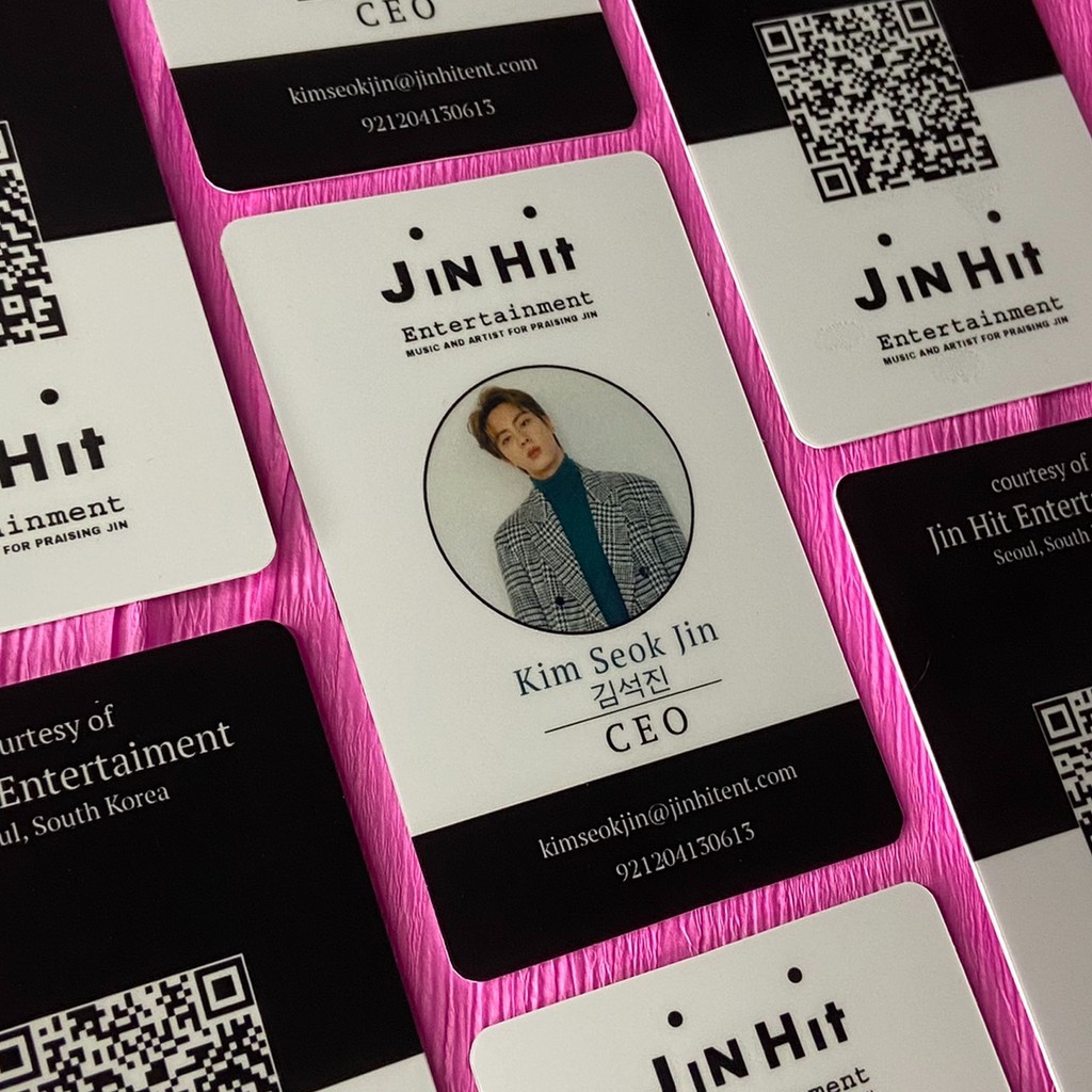 Jual Jin Hit Entertainment ID Card BTS Jin Special ID Card | Shopee ...