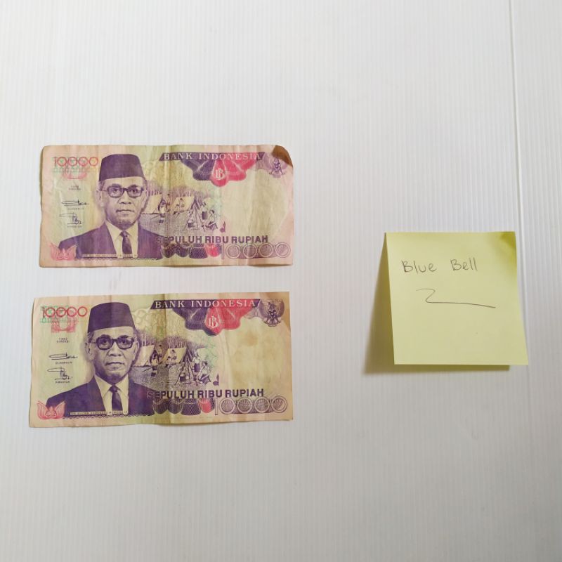 Jual Uang Lama Kuno Sepuluh Ribu Rupiah tahun 1992 | Shopee Indonesia