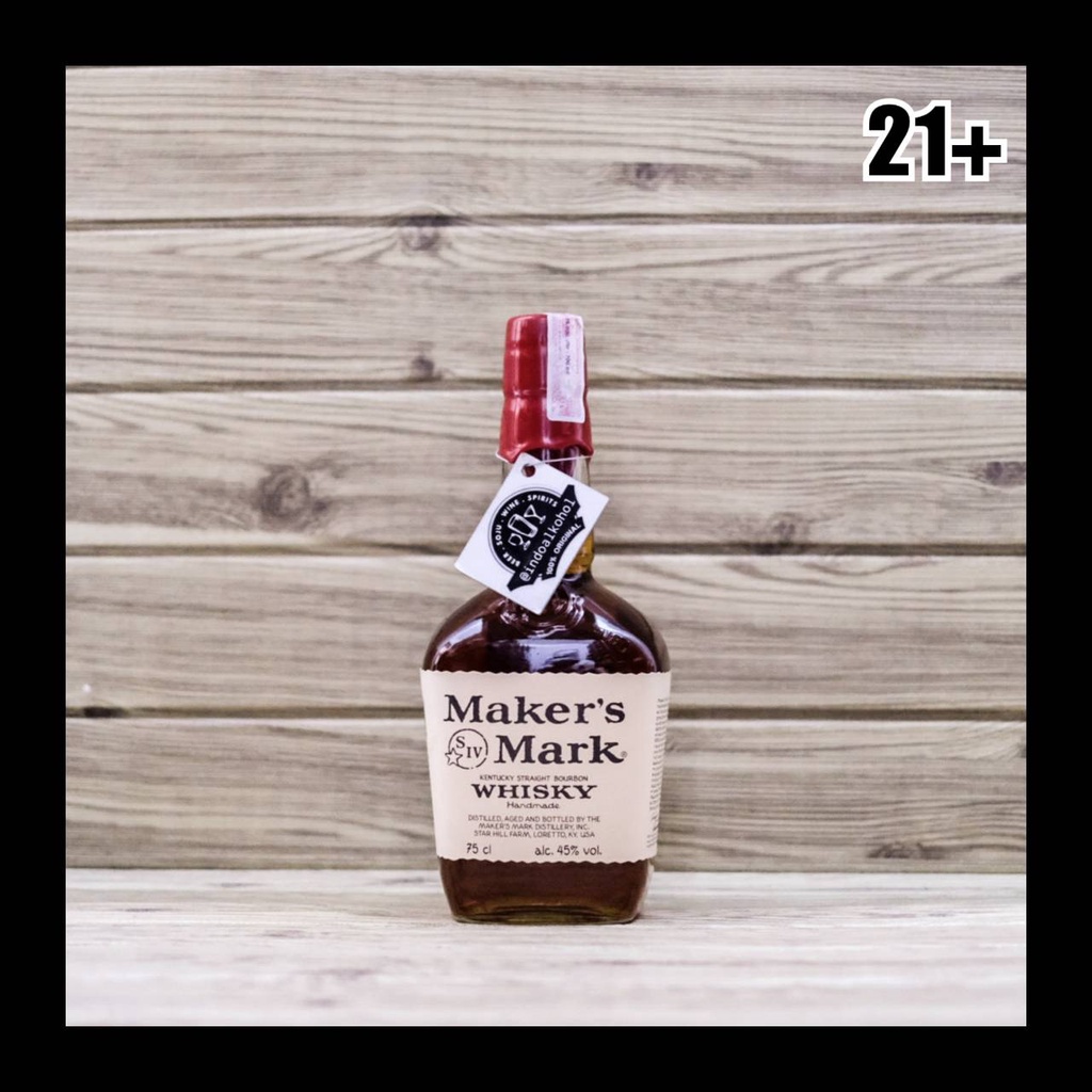Jual Maker's Mark 750ml - Bourbon Whisky - INDOALKOHOL Original 100%