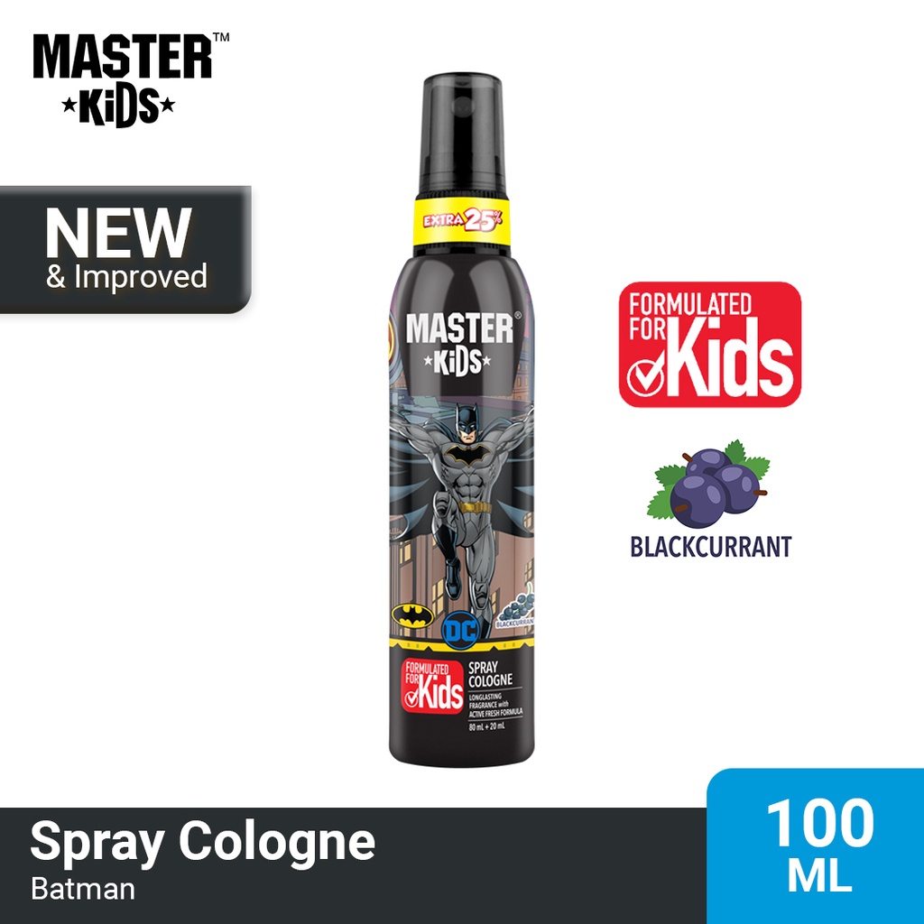 Jual Master Kids Spray Cologne Batman Botol 100ml Shopee Indonesia