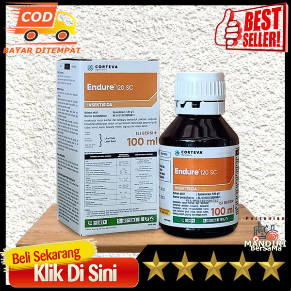 Jual Obat Hama Tanaman Insektisida ENDURE 120 SC 100ml - Sumber Benih