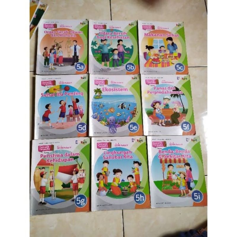 Jual BUKU TEMATIK KELAS 5 | Shopee Indonesia