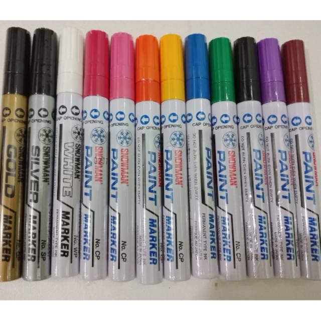 Jual Spidol Paint Marker Snowman Shopee Indonesia