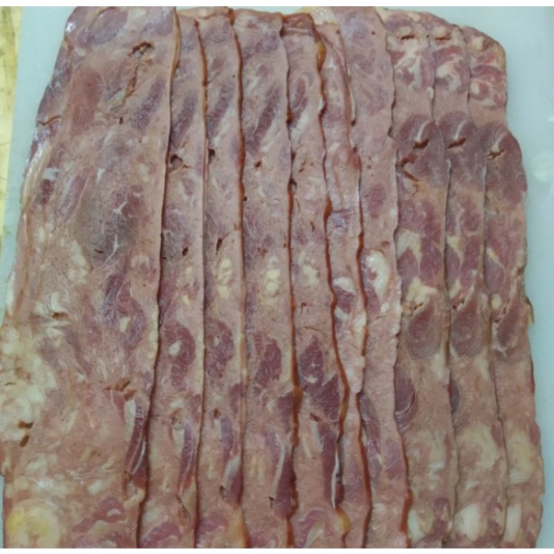 Jual BEEF BACON SLICE HALAL (ISI 20 SLICES) MURAH Shopee Indonesia