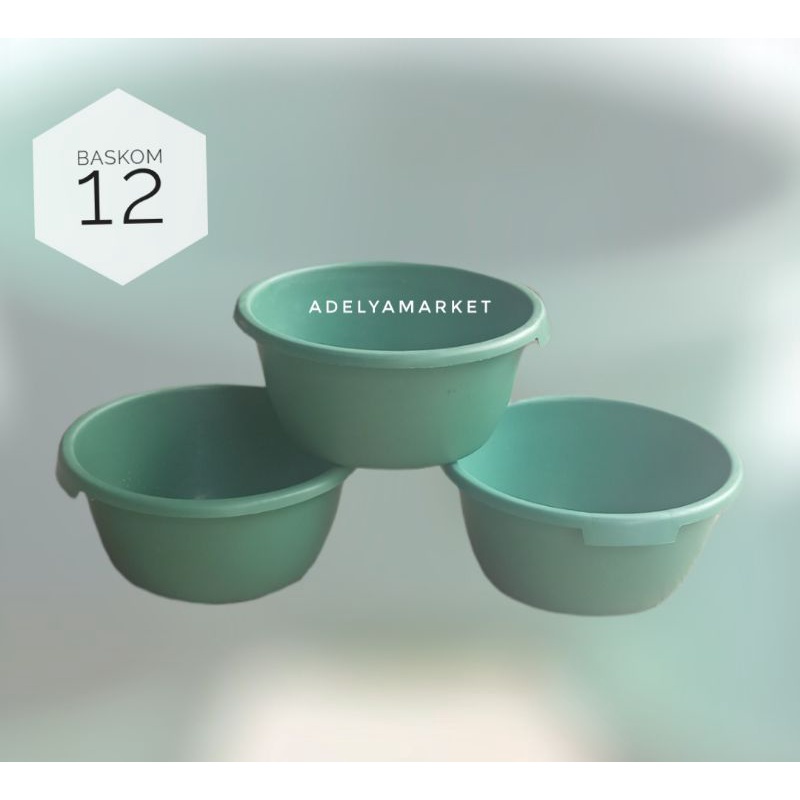 Jual Baskom 12 hijau tebal / baskom kecil | Shopee Indonesia