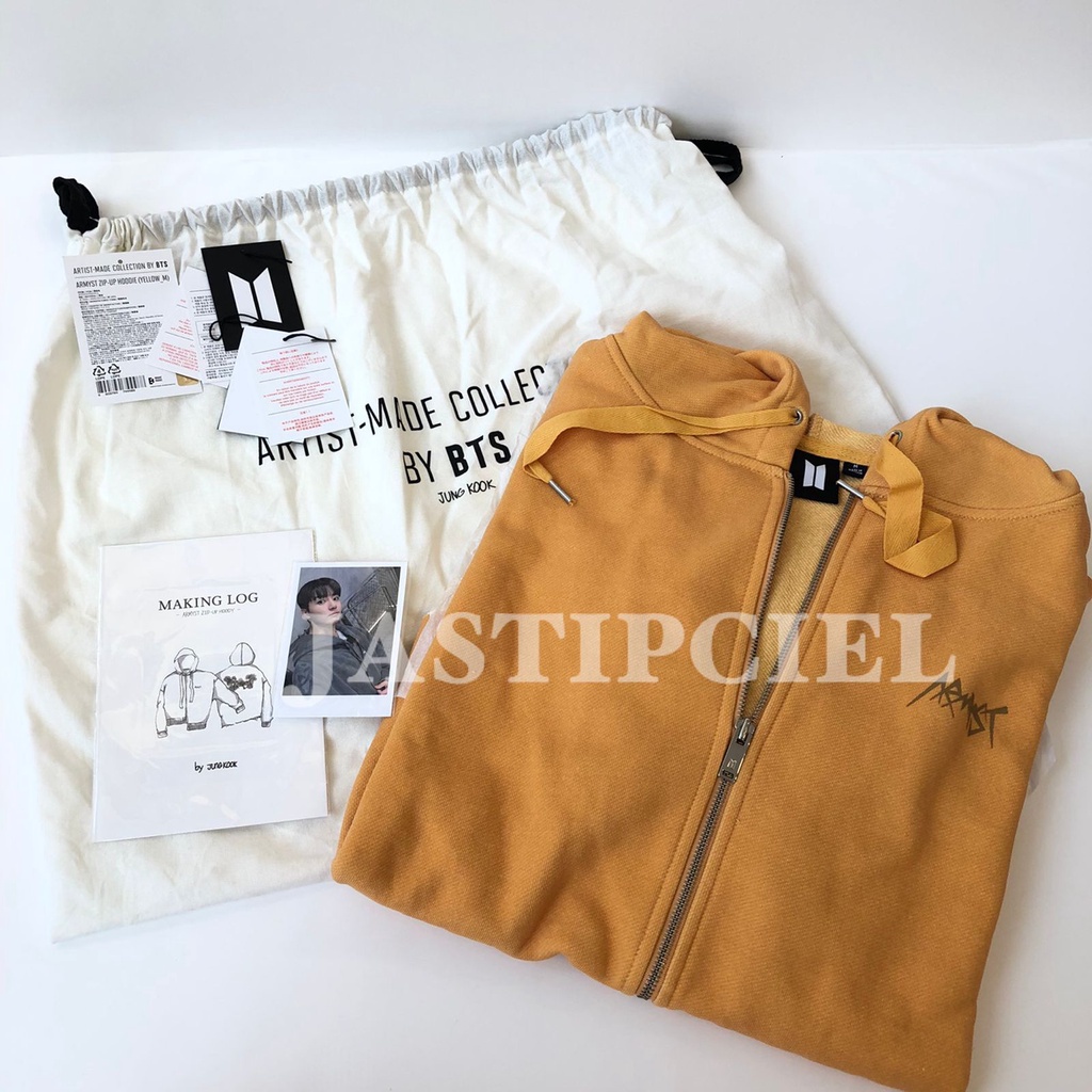 BTS ARMYST ZIP-UP HOODY YELLOW XL ジョングク（BTS JUNGKOOK