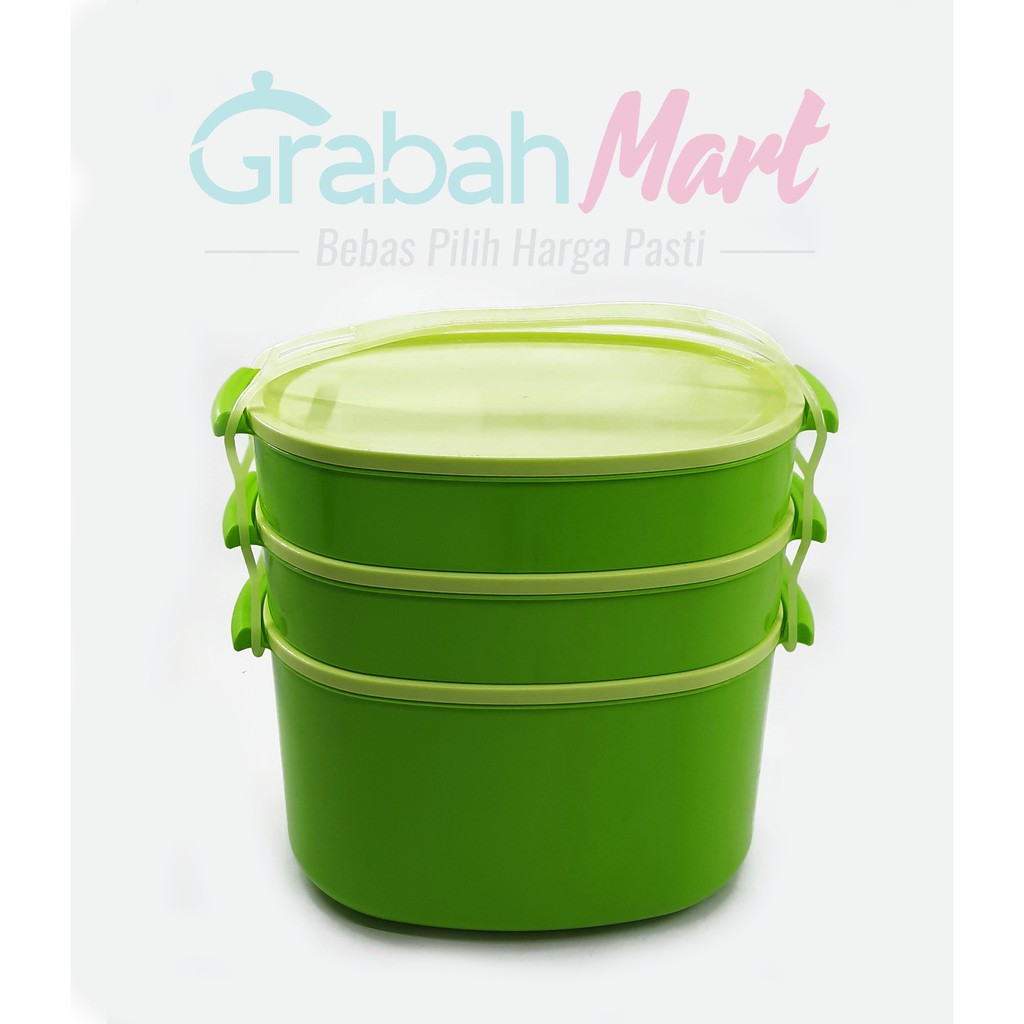 Jual Rantang Piknik Lonjong Besar Susun 3 Golden Sunkist RPL 9026 ...