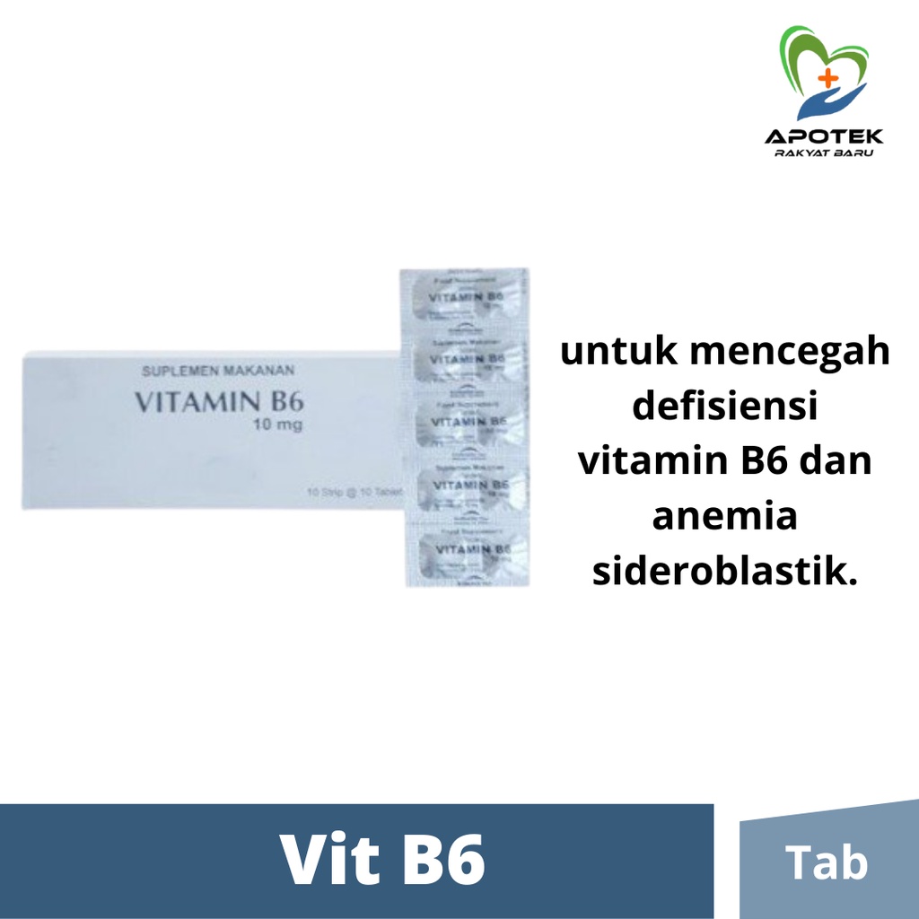 Jual Vitamin B6 Vitamin Generik Yang Bermanfaat Mencegah Defisiensi