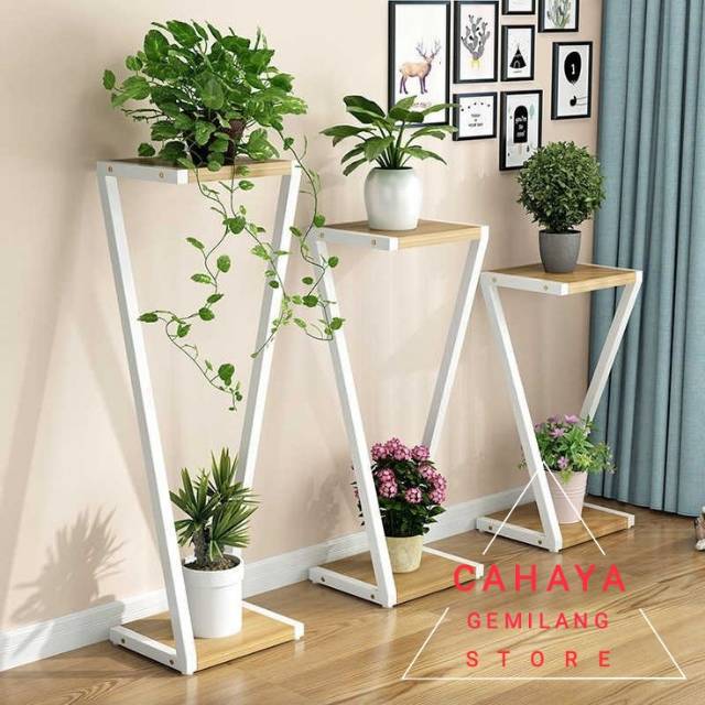 Jual Rak bunga standing pot bunga minimalis | Shopee Indonesia