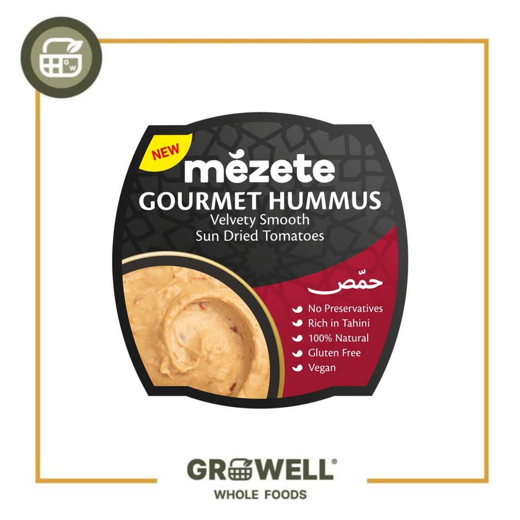 Jual MEZETE GOURMET HUMMUS SUN DRIED TOMATOES 215GR | Shopee Indonesia