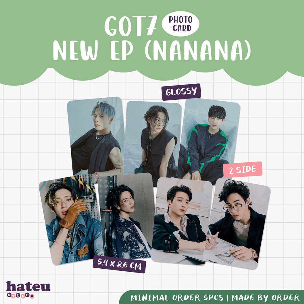 Jual Got7 Unofficial Photocard New Ep Nanana Shopee Indonesia 