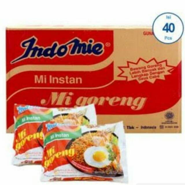 Jual Indomie Goreng 1 Dus Isi 40 Pcs | Shopee Indonesia