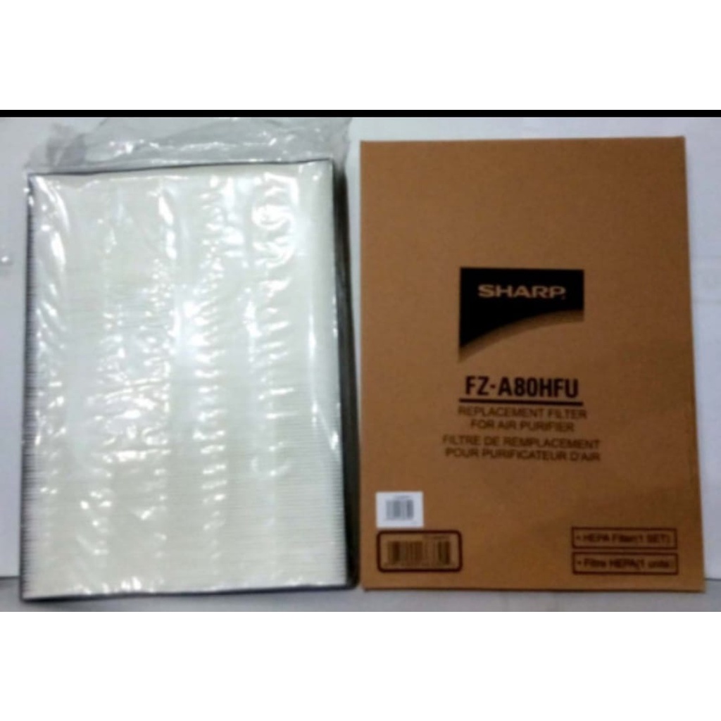 Jual SHARP TERBARU FZ-A80HFU FILTER REPLACEMENT FU-A80-N/W (NEW ...