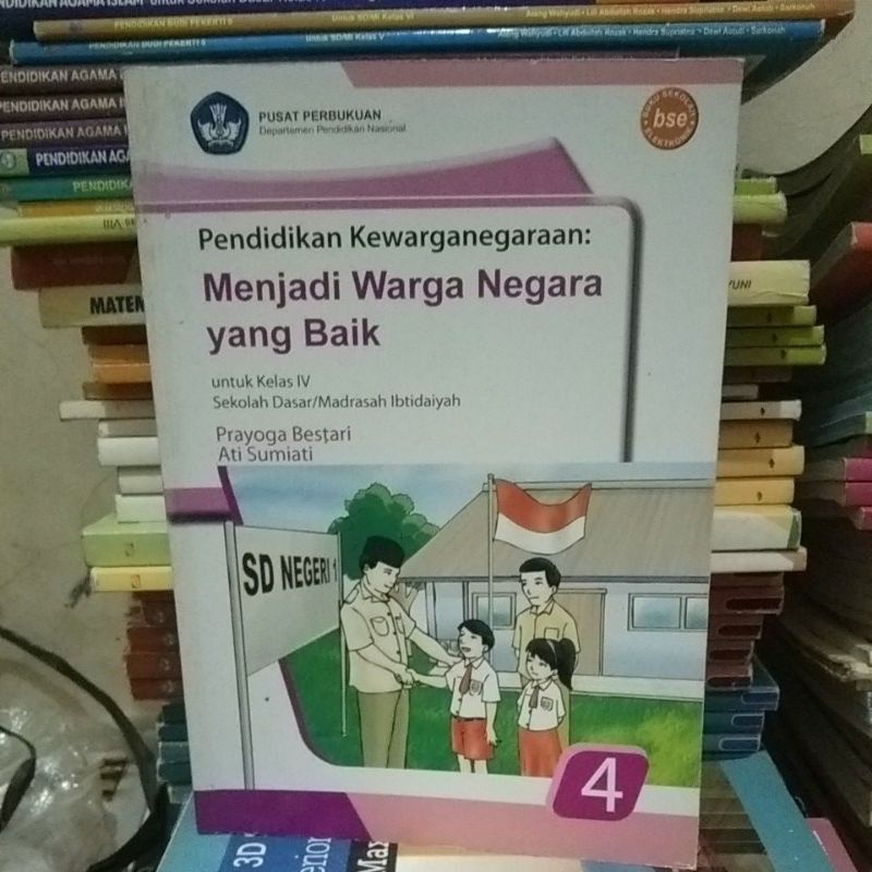 Jual Pendidikan Kewarganegaraan Untuk SD Kelas 4 Prayoga Bestari BSE ...