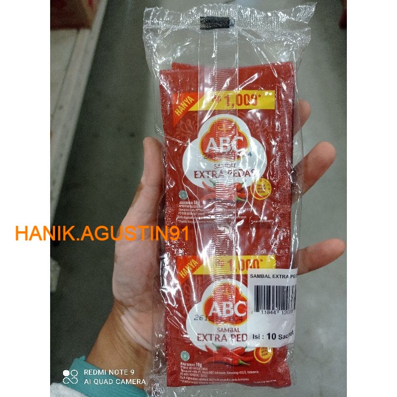 Jual Abc Sambal Extra Pedas Abc Sachet Renceng Shopee Indonesia