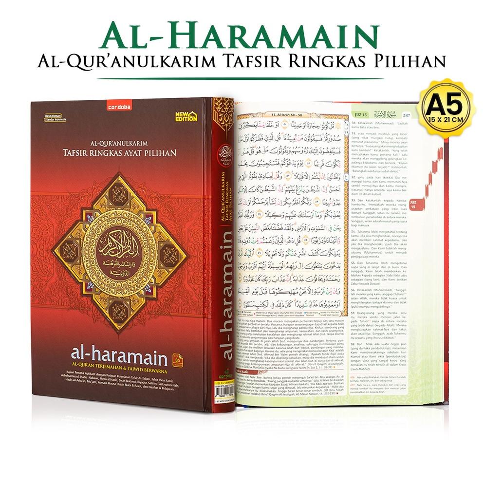 Jual Alquran Kecil Ukuran A5 Al Quran Terjemah Tajwid Al Haramain Quran ...