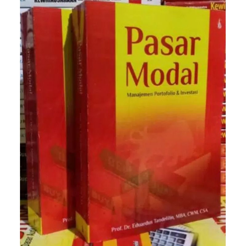 Jual Pasar Modal Manajemen Portofolio & Investasi By.prof.Dr.Eduardus ...