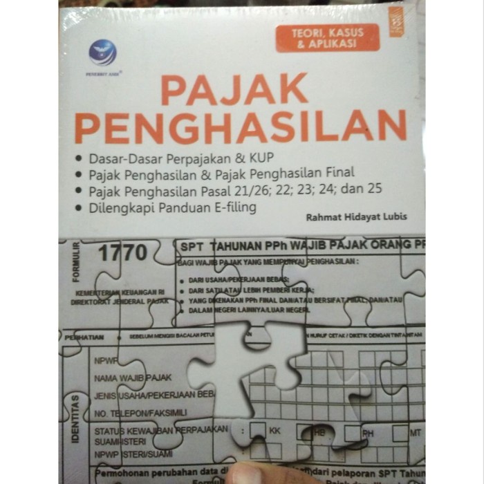 Jual Perpajakan-Buku- Buku Pajak Penghasilan, Teori, Kasus Dan Aplikasi ...