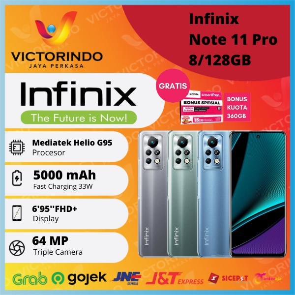 Jual Infinix Note 11 Pro X697 Smartphone Ram 8gb Rom 128gb