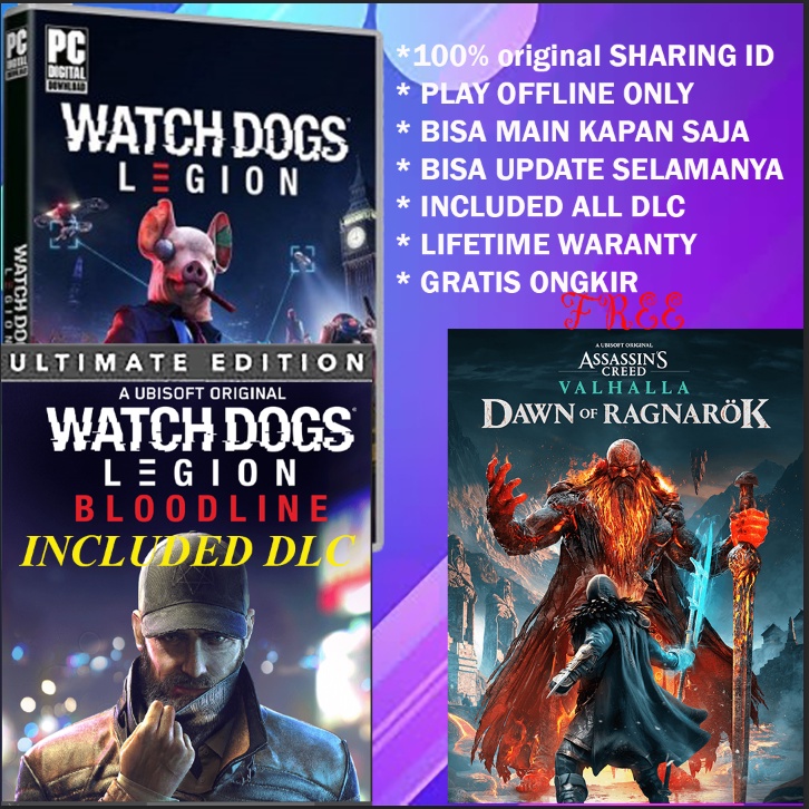 Jual Watch Dogs Legion Ultimate Edition / WatchDogs Legion ORIGINAL ...
