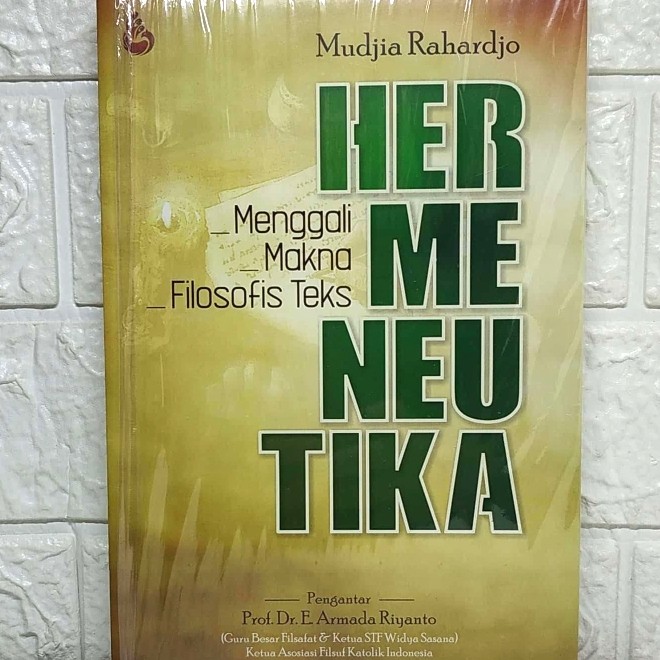 Jual Original Book HERMENEUTIKA Menggali Makna Filosofis Teks Mudjia ...