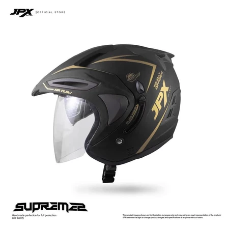 Helm Half Face JPX Supreme2 Solid