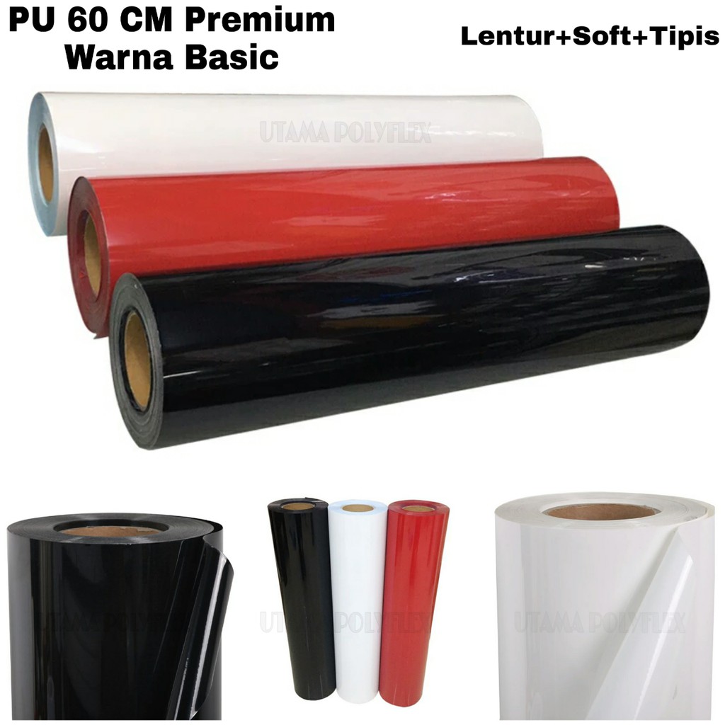 Jual Polyflex PU 60 CM Premium Warna Basic Meteran / Polyflek ...