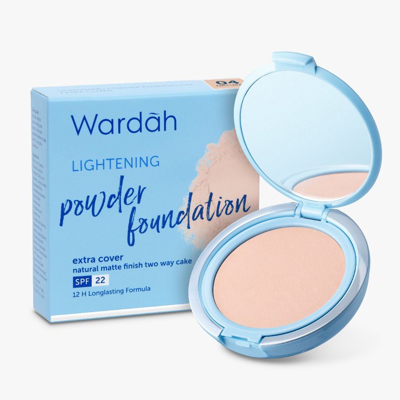 Jual Wardah Lightening Powder Foundation Extra Cover 10gr ( Full/Refill ...