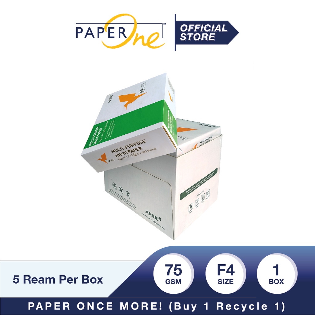 PP Lite Kertas F4 75gr Copier 1 Box (2500 lembar) Kertas HVS F4 Kertas Fotocopy (3)