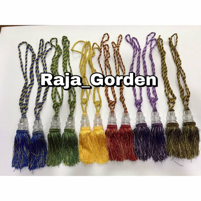Jual Tali tasel gorden model kristal variasi rumbe | Shopee Indonesia