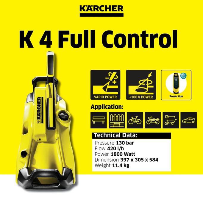 Jual Karcher K 4 Full Control K4 Full Control High Pressure Cleaner