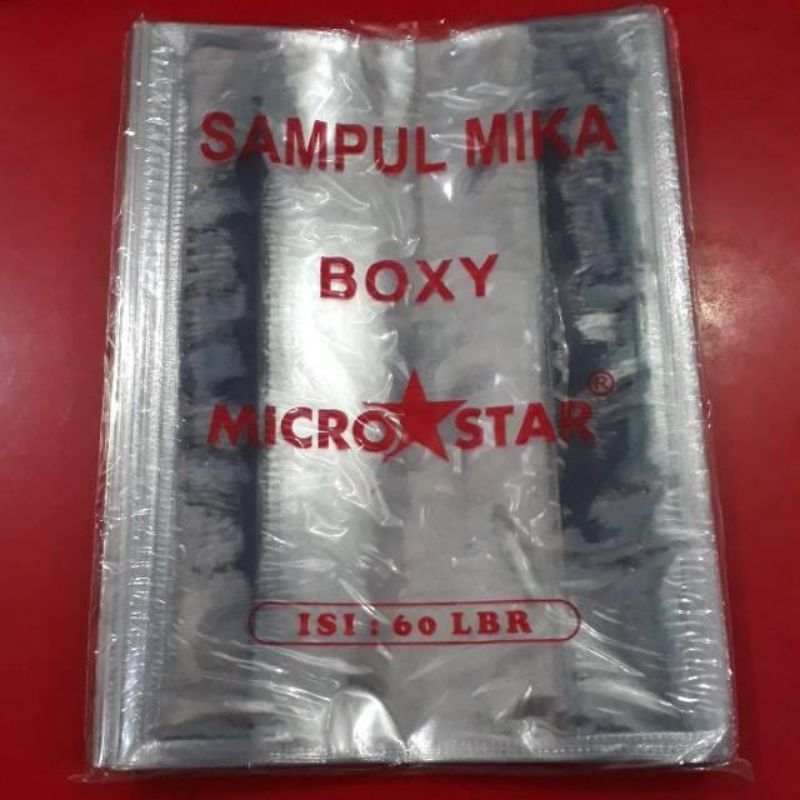 Jual Sampul Mika Bening Boxy Sampul Buku Plastik Sampulqwarto Sampullks