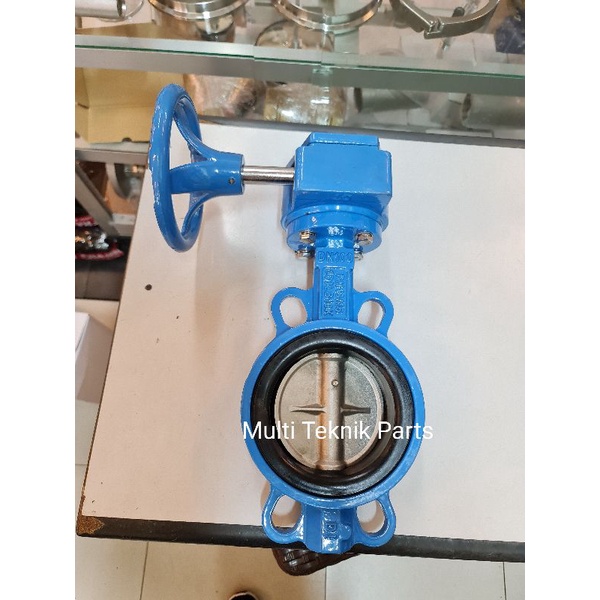 Jual Butterfly Valve Cast Iron Pn16 / Jis 10k / Ansi 150 4" Inch DN100 ...