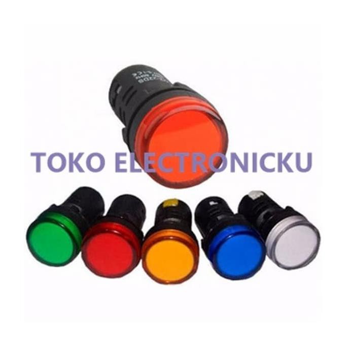 Jual Pilot Lamp AD16 22DS 220v AC Lampu Indikator LED Signal Light AY86 ...