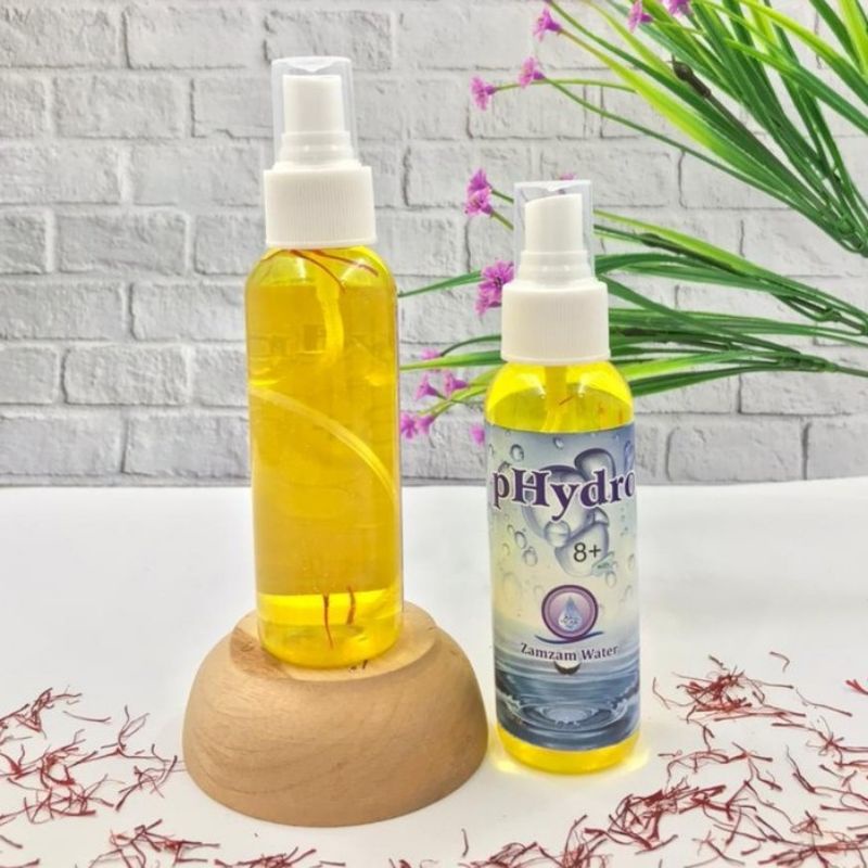 Jual FACE MIST SAFFRON With ZamZam + Hydro Water (100ml) Shopee