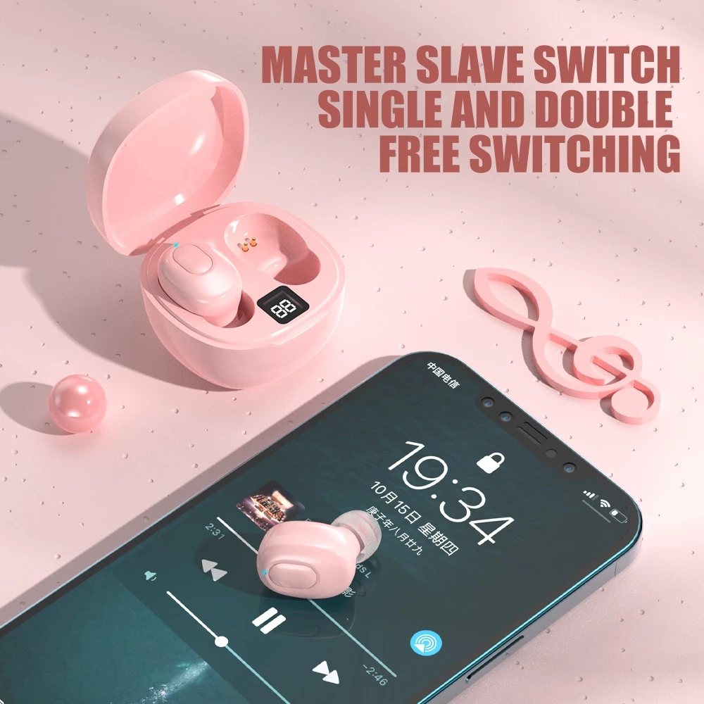 Headset Bluetooth Earphone Bluetooth Android Tws Bluetooth 5.0 HiFi Stereo HD Microphone Waterproof Earbuds Owire