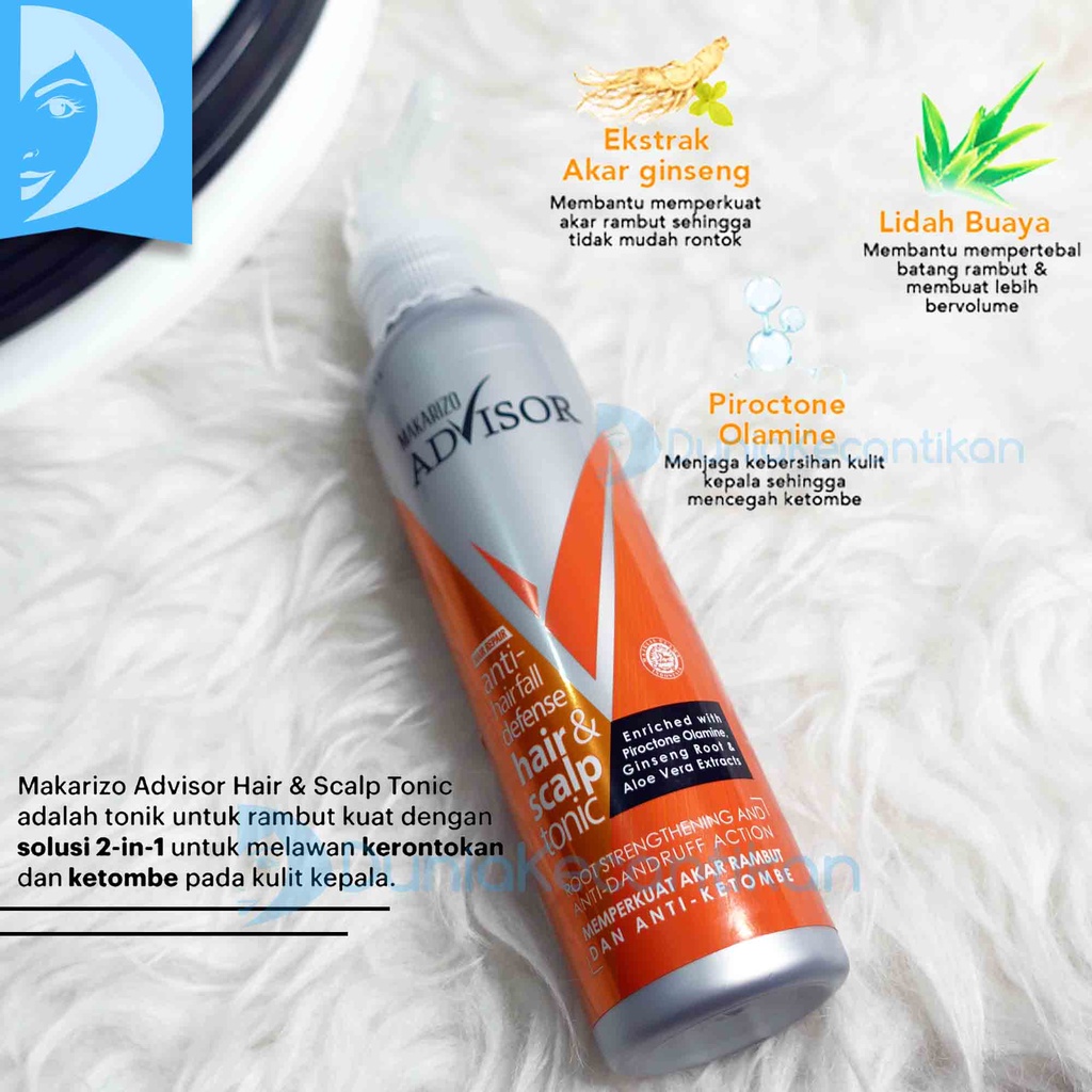 Jual MAKARIZO Advisor Hair & Scalp Tonic Perawatan Rambut Rontok dan ...
