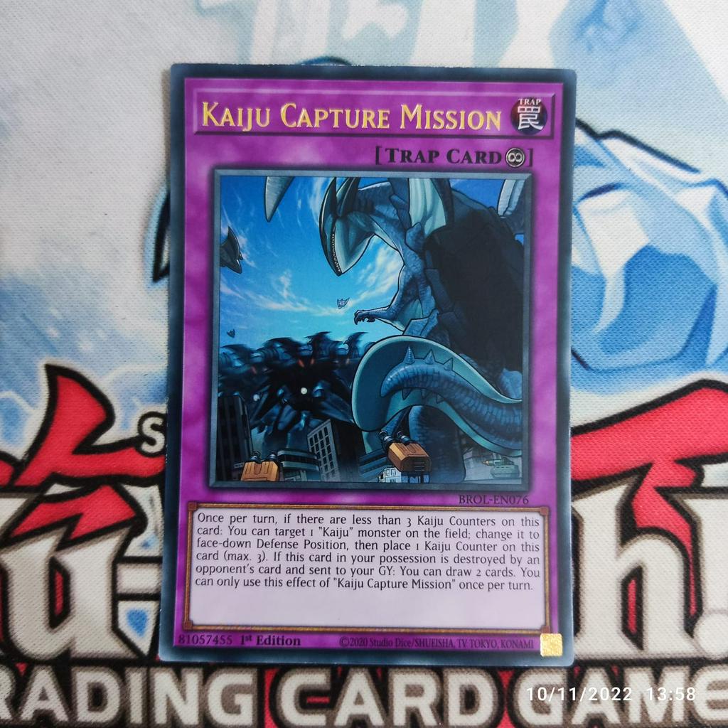 Interrupted Kaiju Slumber – BROL-EN075 – Ultra Rare – 1. Ausgabe, Aus Brothers Of Legend Set