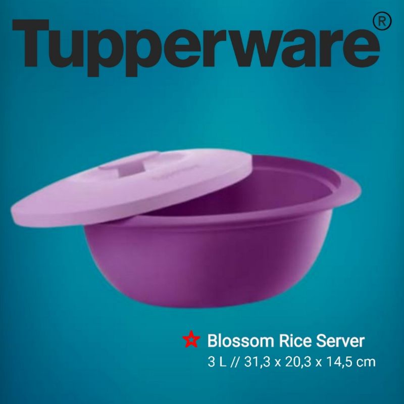 Jual Blossom Rice Server Tupperware Shopee Indonesia